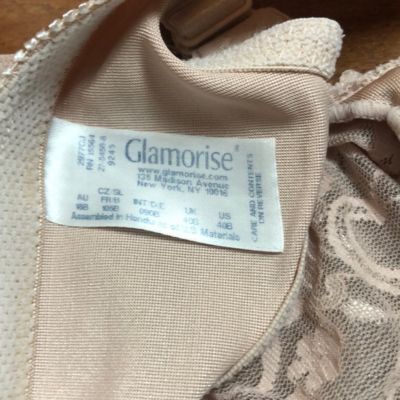 Glamorise front closure lace underwire bra - Picture 8 of 8